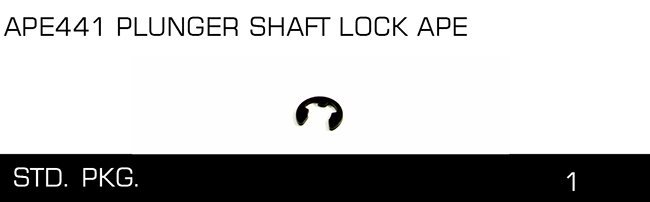 APE441 PLUNGER SHAFf LOCK APE